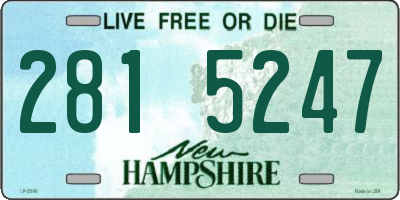 NH license plate 2815247