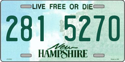 NH license plate 2815270