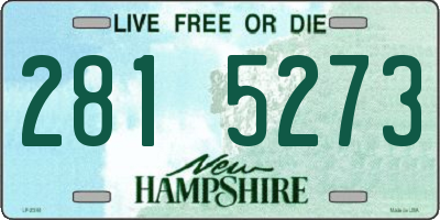 NH license plate 2815273