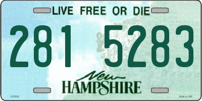 NH license plate 2815283