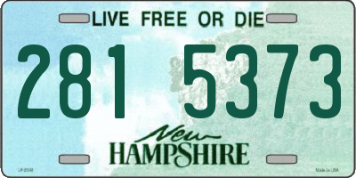 NH license plate 2815373