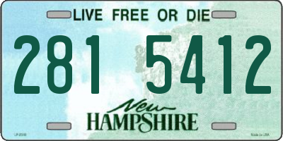 NH license plate 2815412