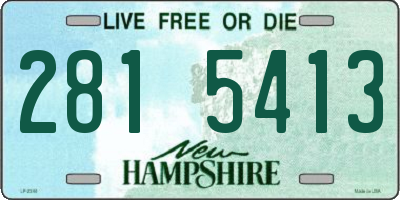 NH license plate 2815413