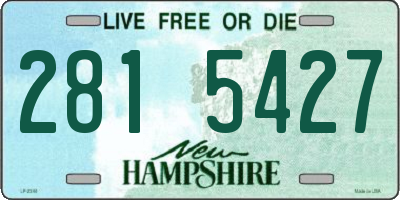 NH license plate 2815427