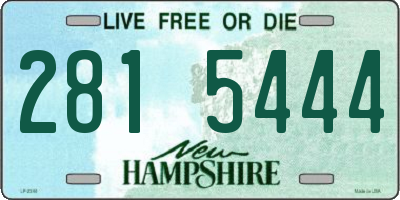 NH license plate 2815444