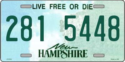 NH license plate 2815448