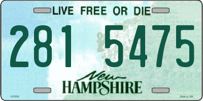 NH license plate 2815475