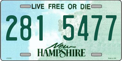 NH license plate 2815477
