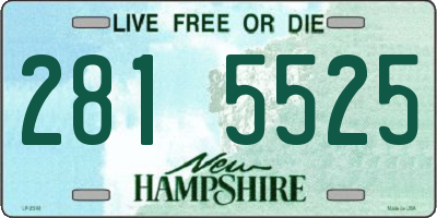 NH license plate 2815525
