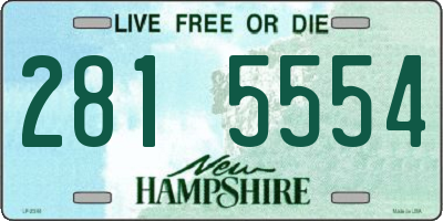 NH license plate 2815554