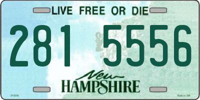 NH license plate 2815556