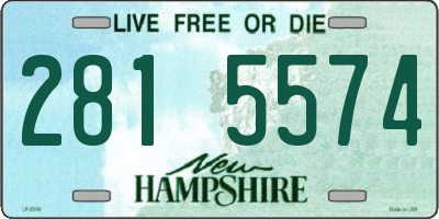 NH license plate 2815574