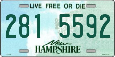 NH license plate 2815592