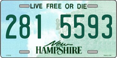 NH license plate 2815593