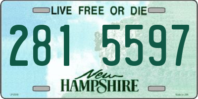 NH license plate 2815597