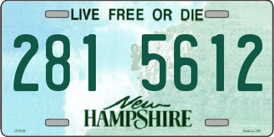 NH license plate 2815612
