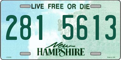 NH license plate 2815613
