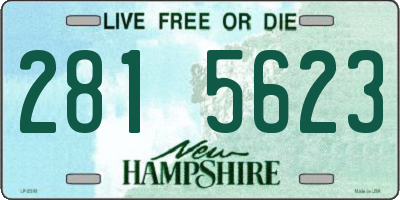 NH license plate 2815623