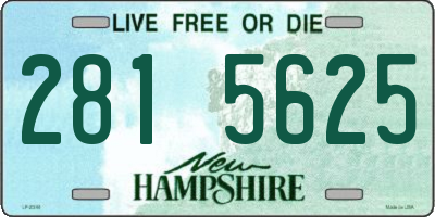 NH license plate 2815625