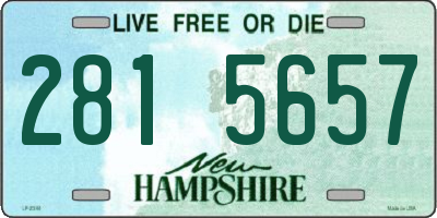 NH license plate 2815657