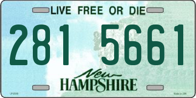 NH license plate 2815661