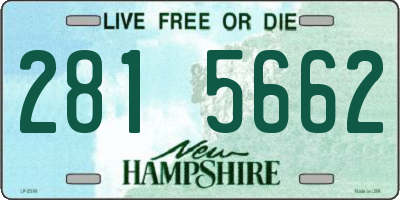 NH license plate 2815662