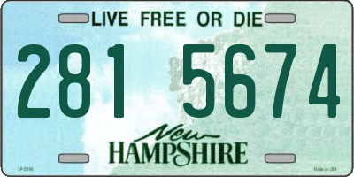 NH license plate 2815674