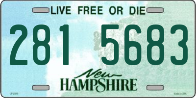 NH license plate 2815683