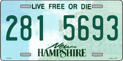 NH license plate 2815693