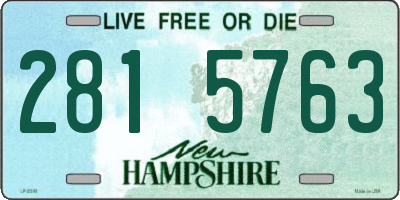 NH license plate 2815763