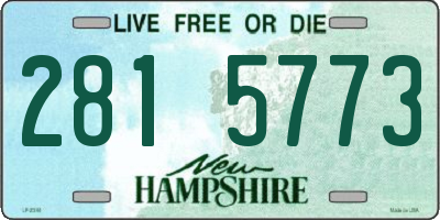NH license plate 2815773