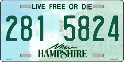 NH license plate 2815824