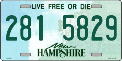 NH license plate 2815829