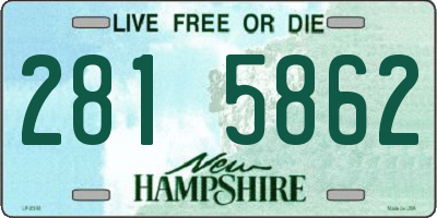 NH license plate 2815862