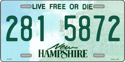 NH license plate 2815872