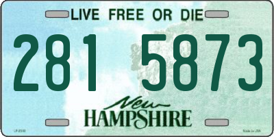 NH license plate 2815873