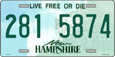 NH license plate 2815874