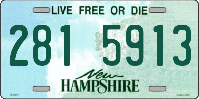 NH license plate 2815913