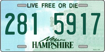 NH license plate 2815917