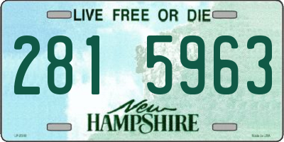 NH license plate 2815963