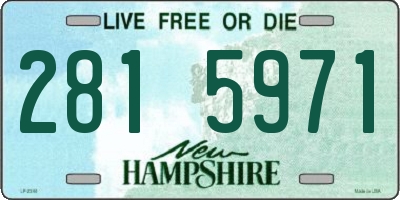 NH license plate 2815971
