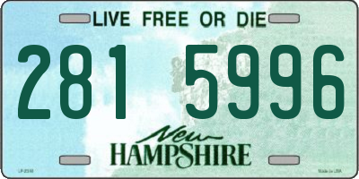 NH license plate 2815996
