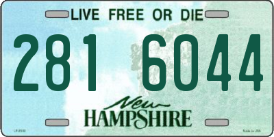 NH license plate 2816044