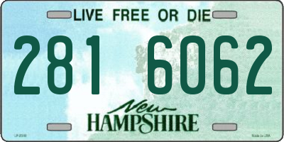 NH license plate 2816062