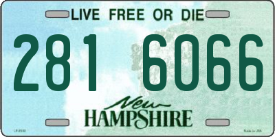 NH license plate 2816066