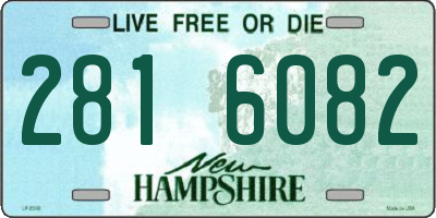 NH license plate 2816082