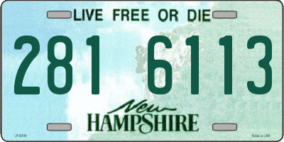 NH license plate 2816113