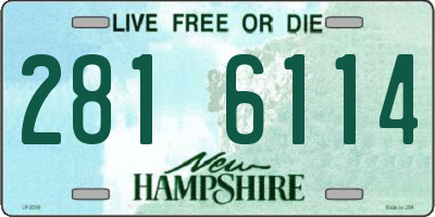NH license plate 2816114