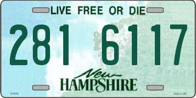 NH license plate 2816117