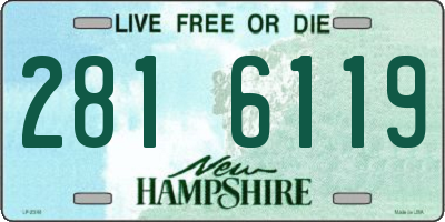 NH license plate 2816119